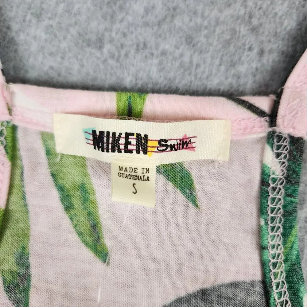 NWT Miken Swim Juniors Small Printed Cover-Up Dress Fairy Tale/Lush Meadow